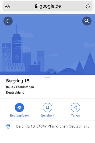 Über Google Maps