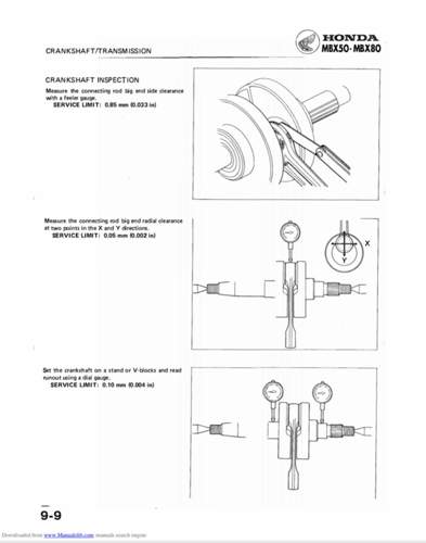 Axial- und Radialspiel Pleuellager