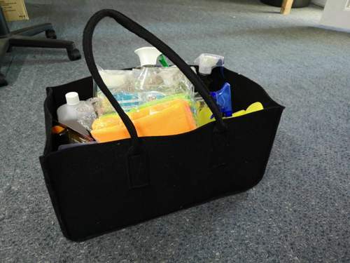 Kaminholztasche Schwarz