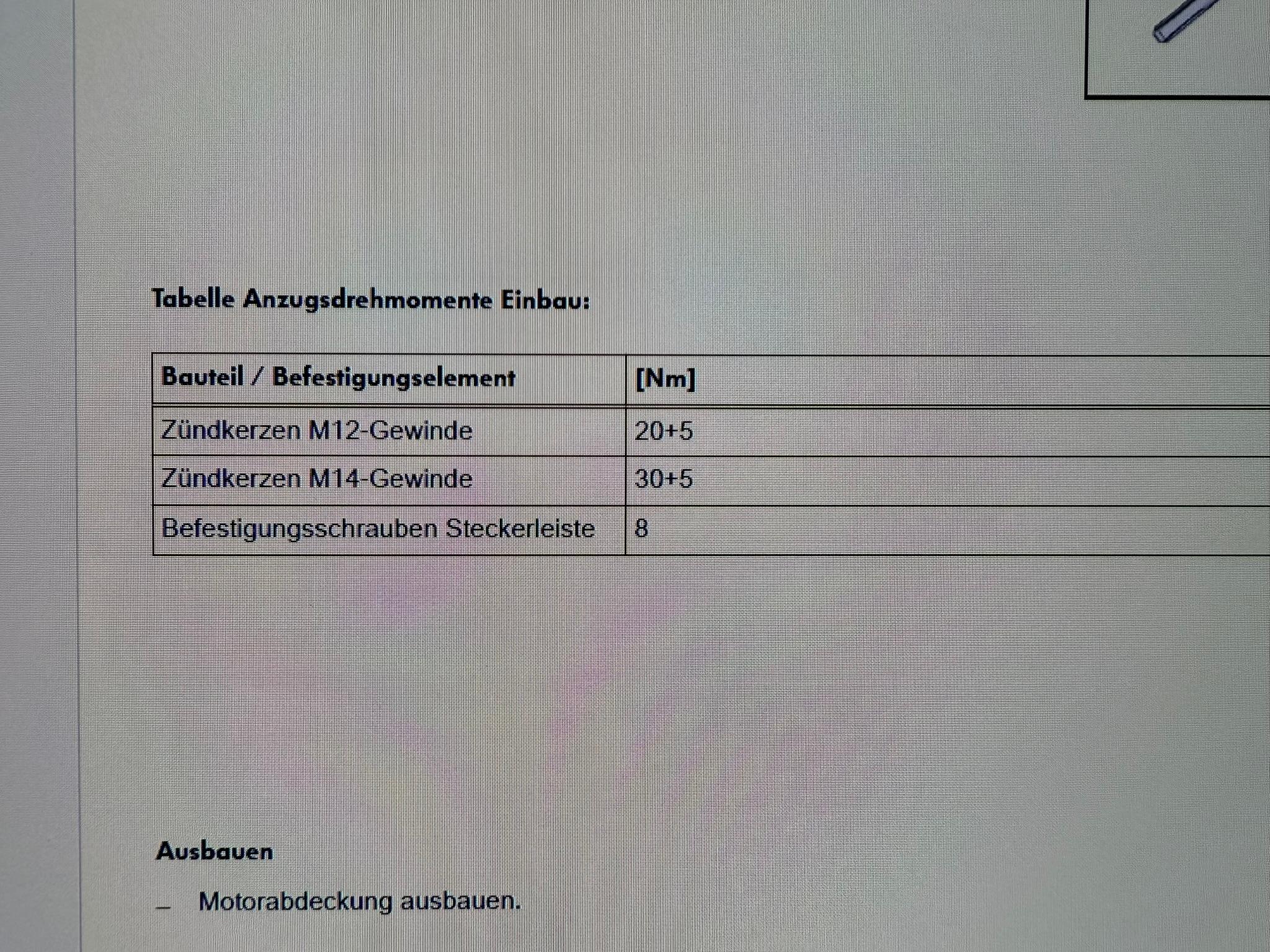 Zündkerzenwechsel VW 1,5 TSI Saugrohr ausbauen