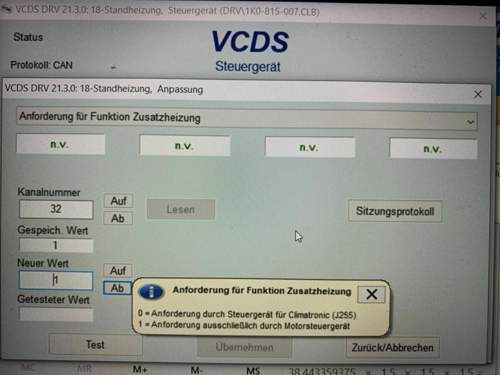 Ansteuerung