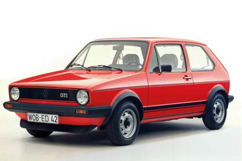 Der erste GTI: 110 PS stark, mit großer Lippe und Stahlfelgen in 13 Zoll