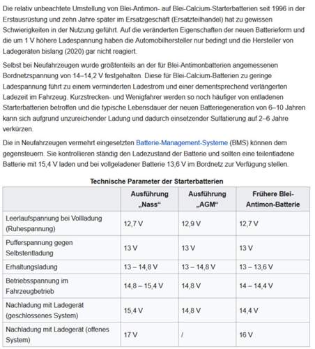 Info zu Pb/Ca (Calcium) Battieren