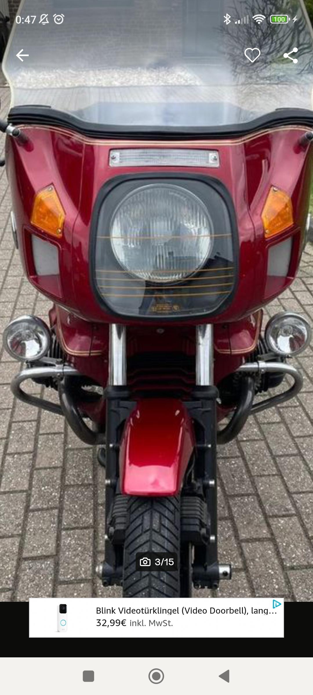 Zusatzscheinwerfer BMW R100RT