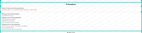 Prüfergebnis