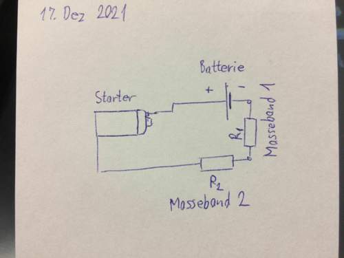 Schaltschema Starter