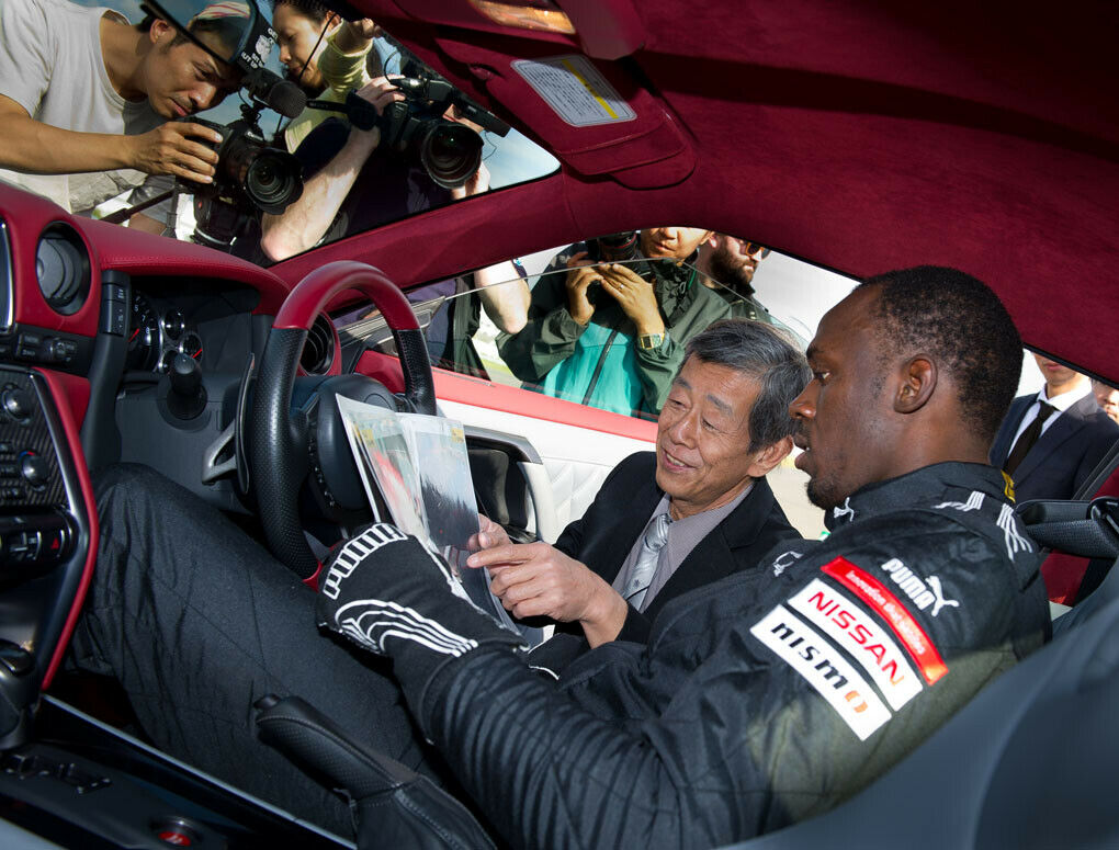 Usain Bolt bei Testfahrten