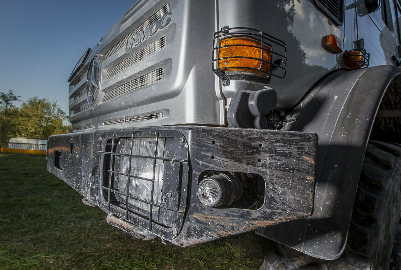 Für einen Unimog geht das nicht mal als Kratzer durch