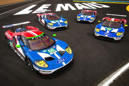 Ford ist mit dem neuen GT angereist und hofft auf einen Klassensieg