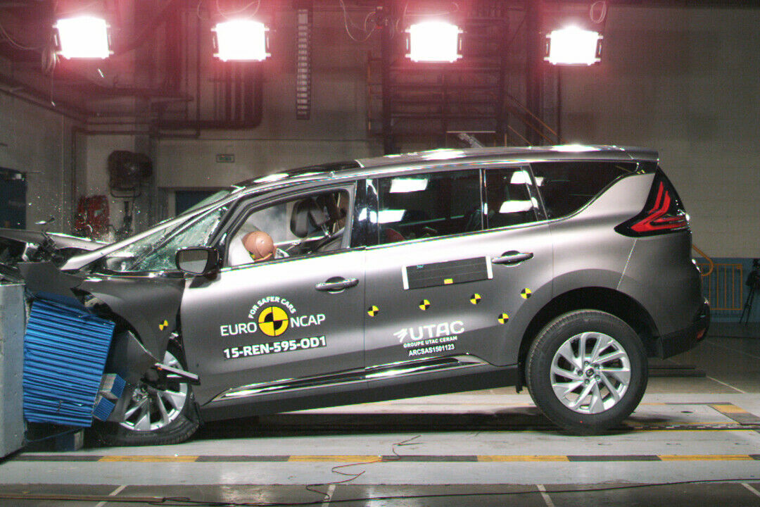 Der Renault Espace erzielte beim Euro-NCAP-Crashtest fünf von fünf Sternen