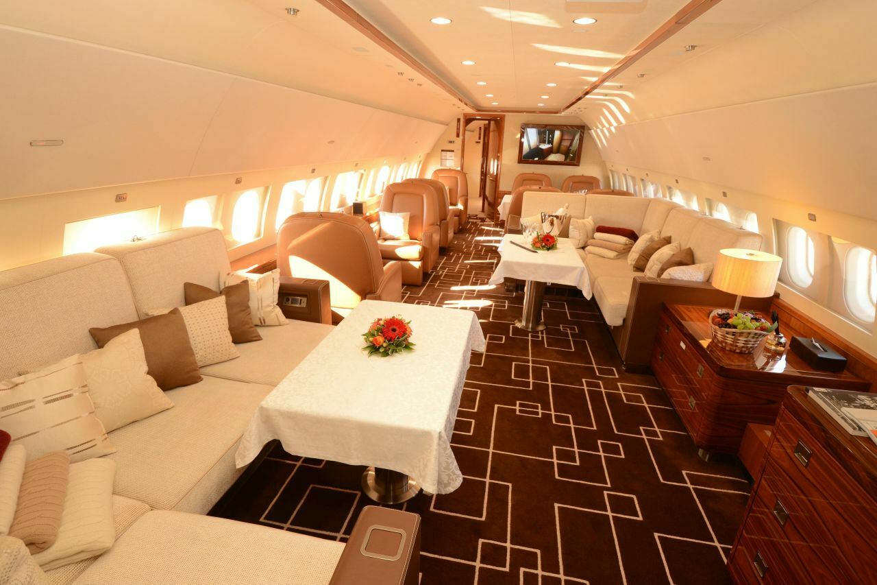 Beispielkonfiguration für den AJC 319, die Business-Ausführung des Airbus A319: Das Prunkstück der VW-Flotte (nicht im Bild) steht zum Verkauf, einen Interessenten soll es geben