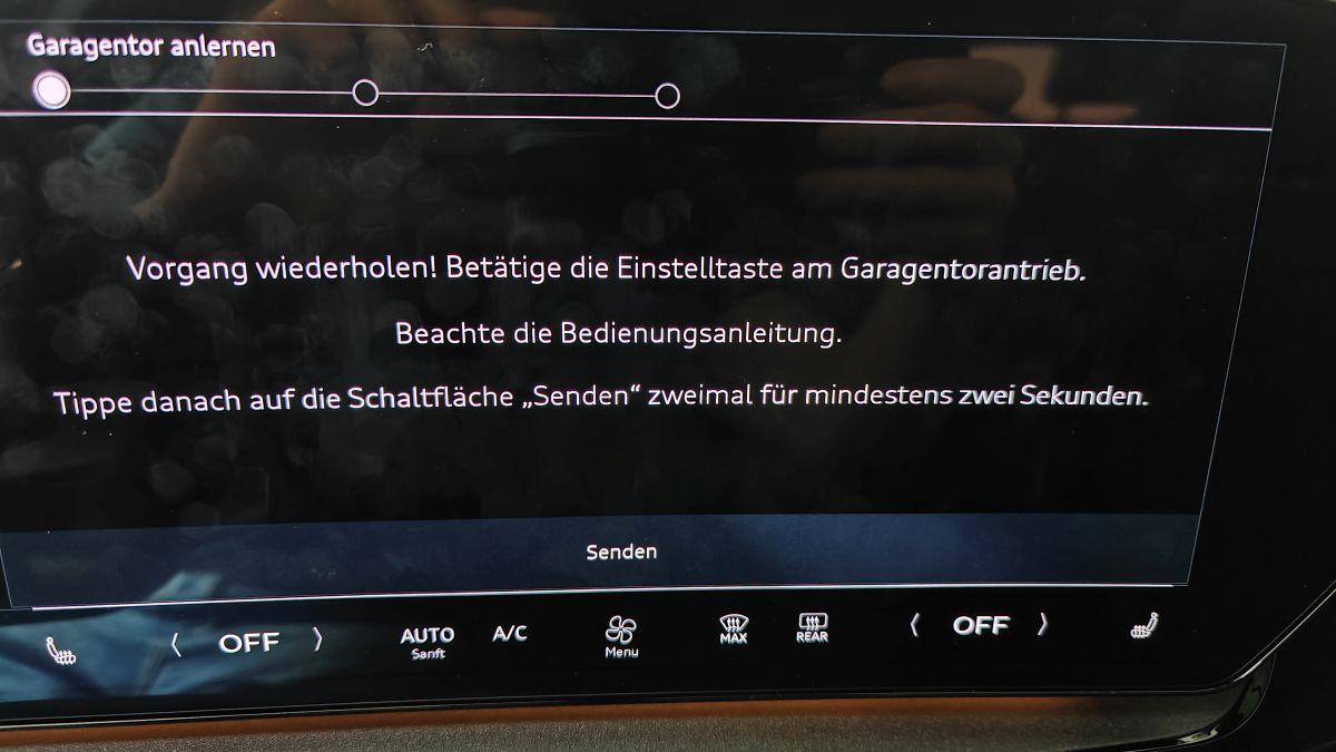 Garagentoröffner lässt sich nicht einrichten