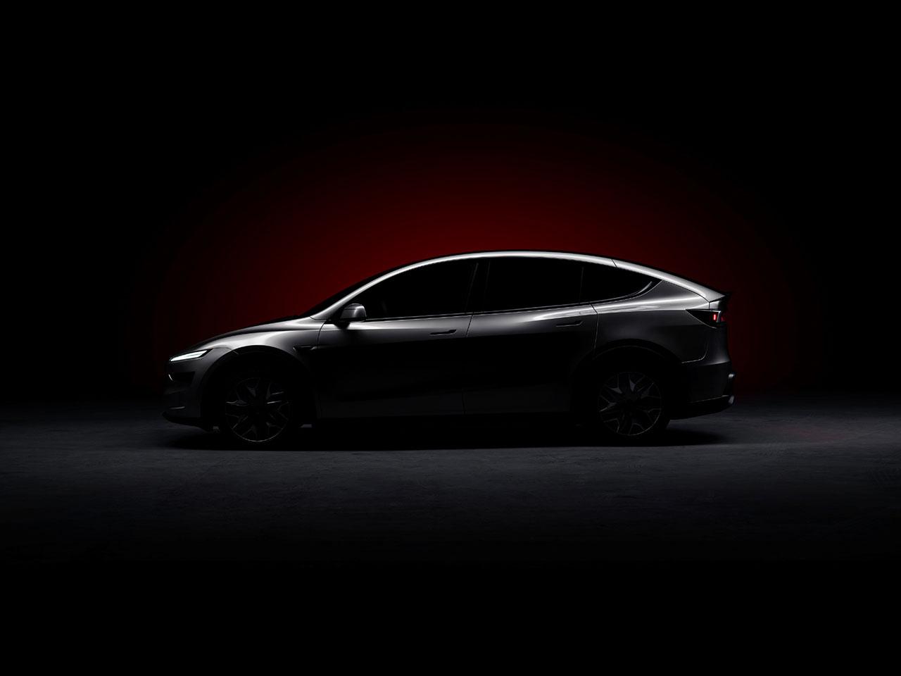 Tesla "Model Y L" Seitenansicht