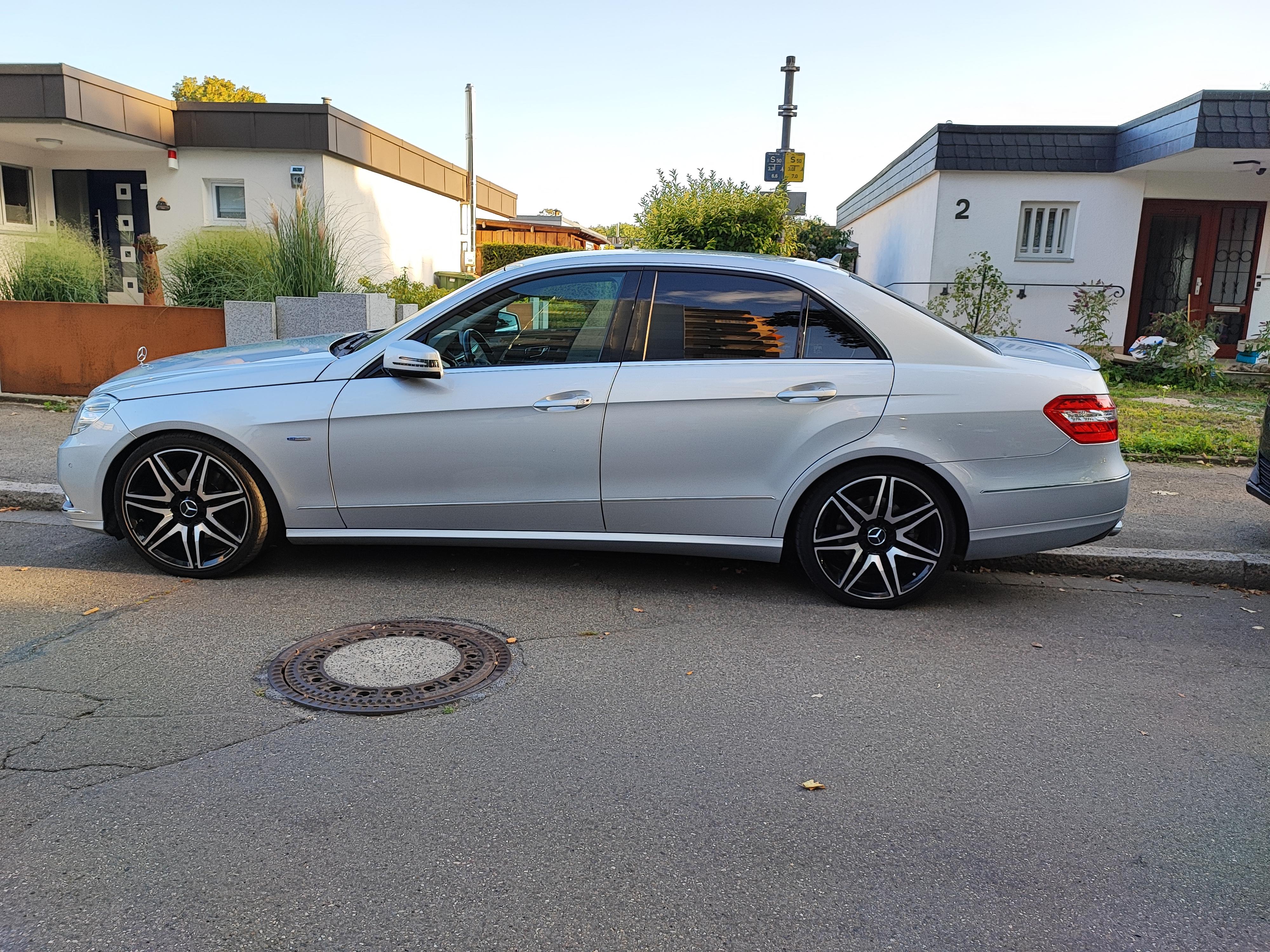 W212 Avantgarde (Standardfahrwerk) tieferlegen? 35 mm oder mehr? Welche Gummis hinten?
