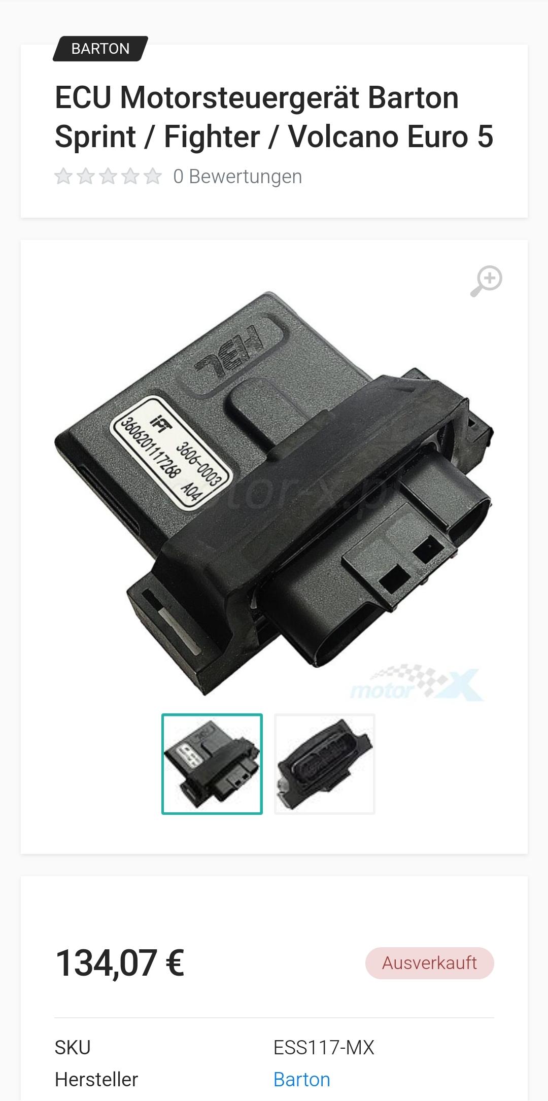 Stromlaufplan Barton Sprint RS 50