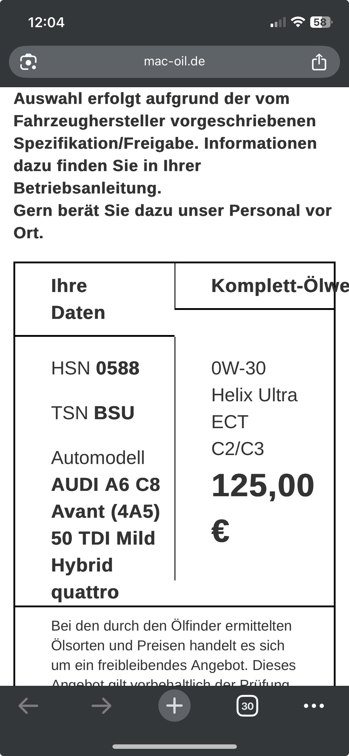 Welches Motoröl