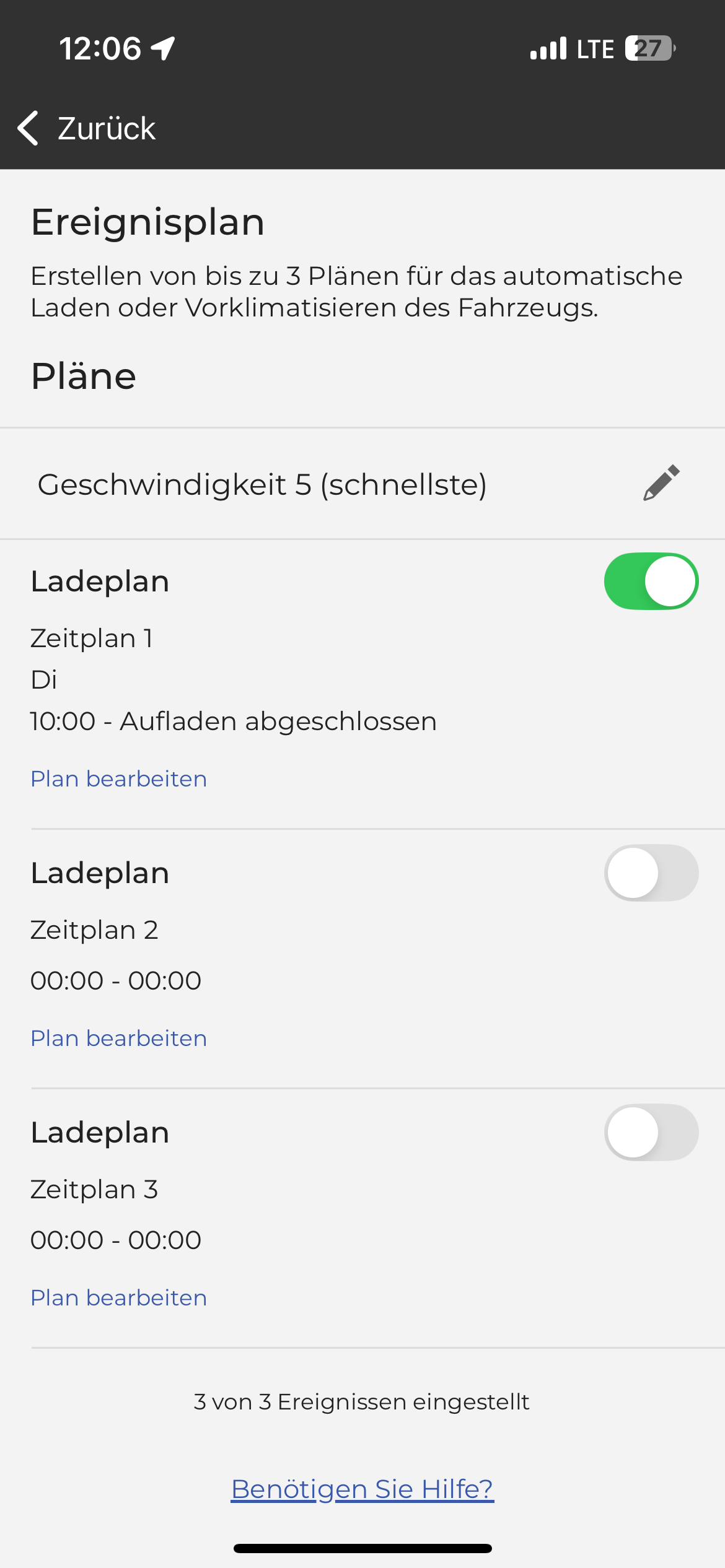 Ladeplan erstellen