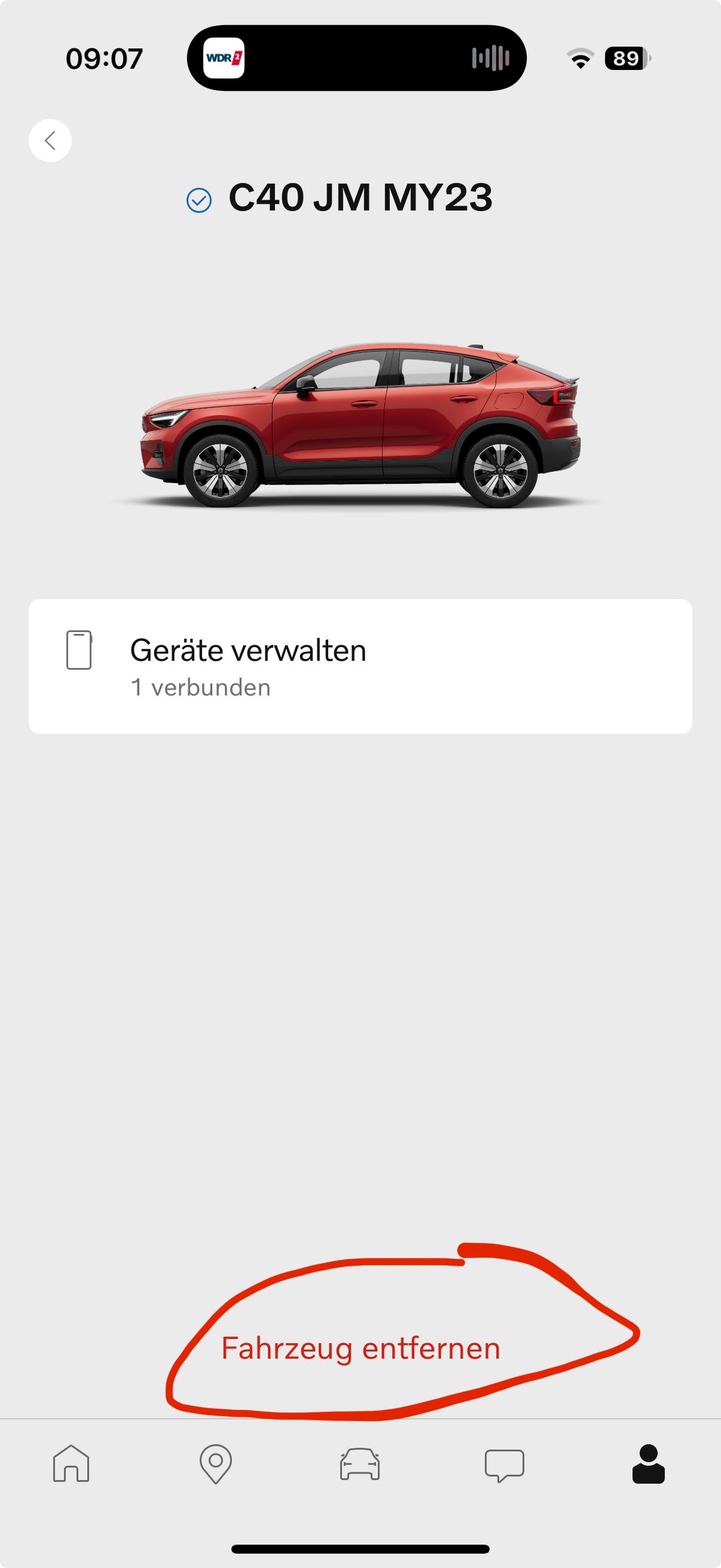 Volvo Cars App - Funktionen