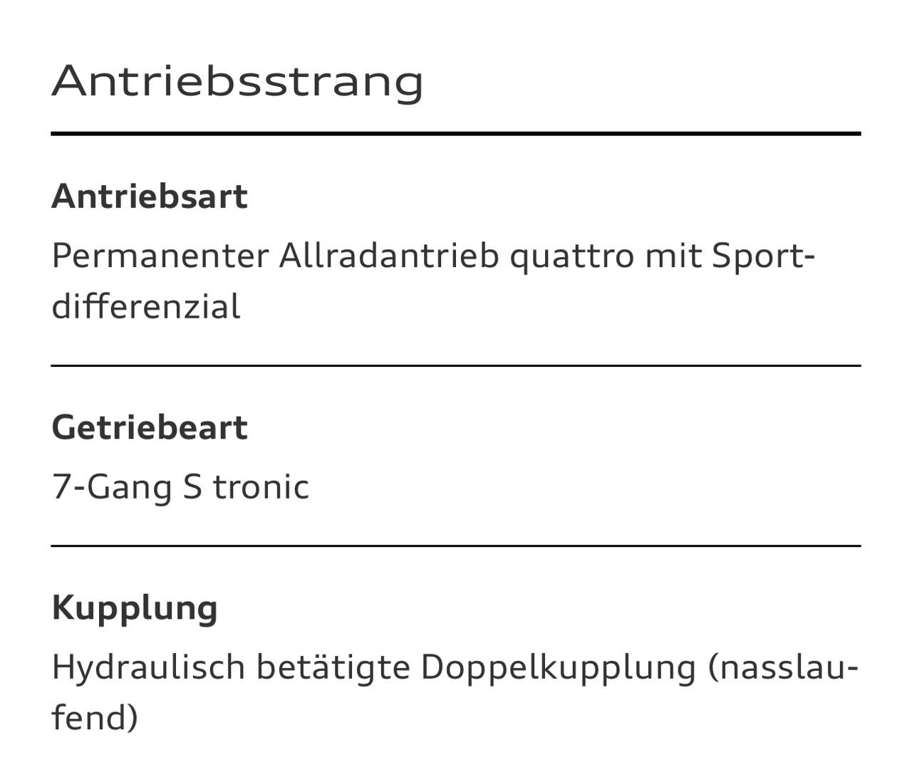 S5 Limousine und Avant - Erfahrungswerte, Ausstattungspakete, Wartungskosten etc.